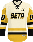 Beta Theta Pi - Golden Cream Hockey Jersey Hockey Kinetic Society LLC 