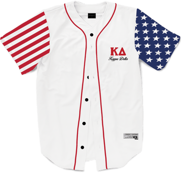 Kappa Delta - Flagship Baseball Jersey Premium Baseball Kinetic Society LLC 
