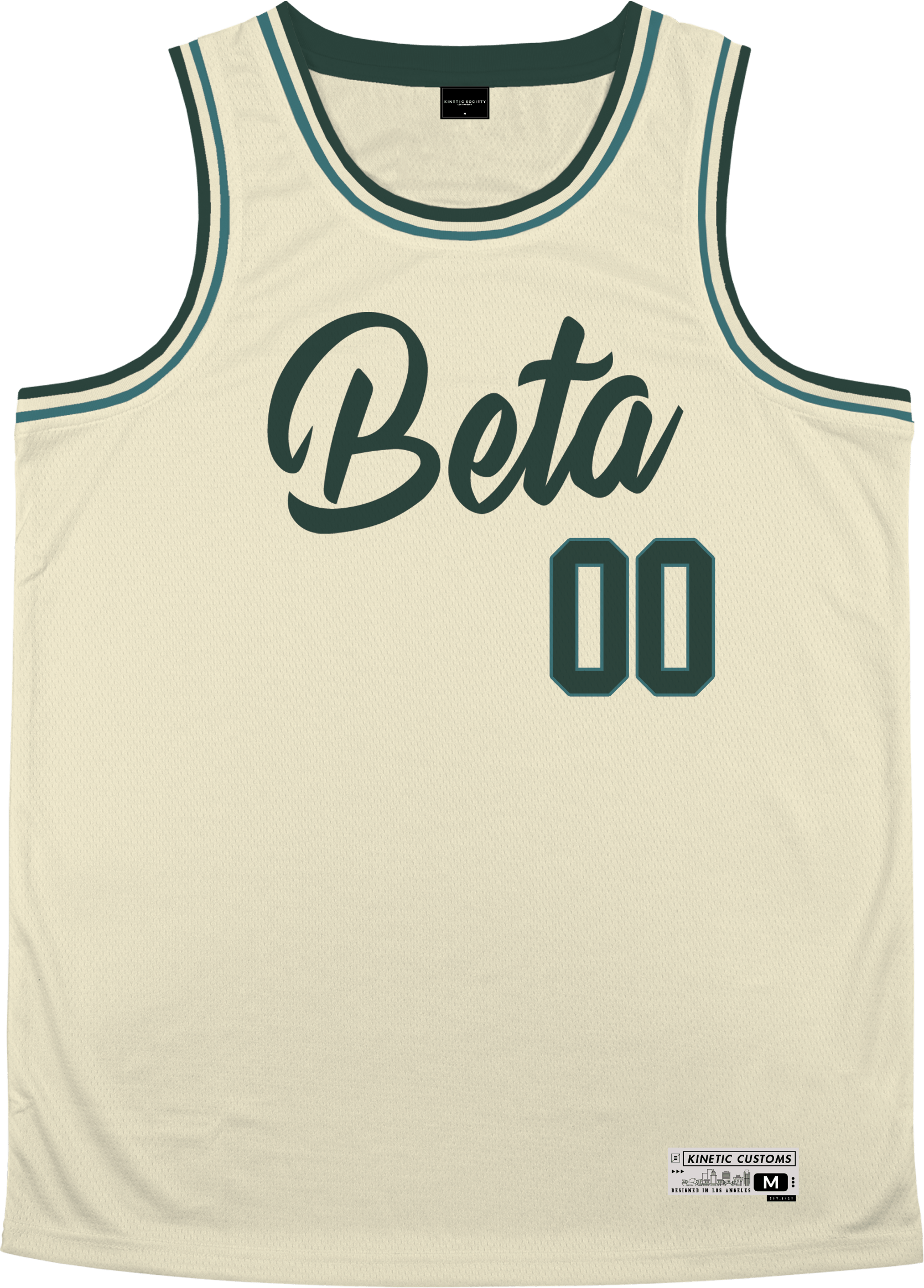 Beta Theta Pi - Buttercream Basketball Jersey Premium Basketball Kinetic Society LLC 