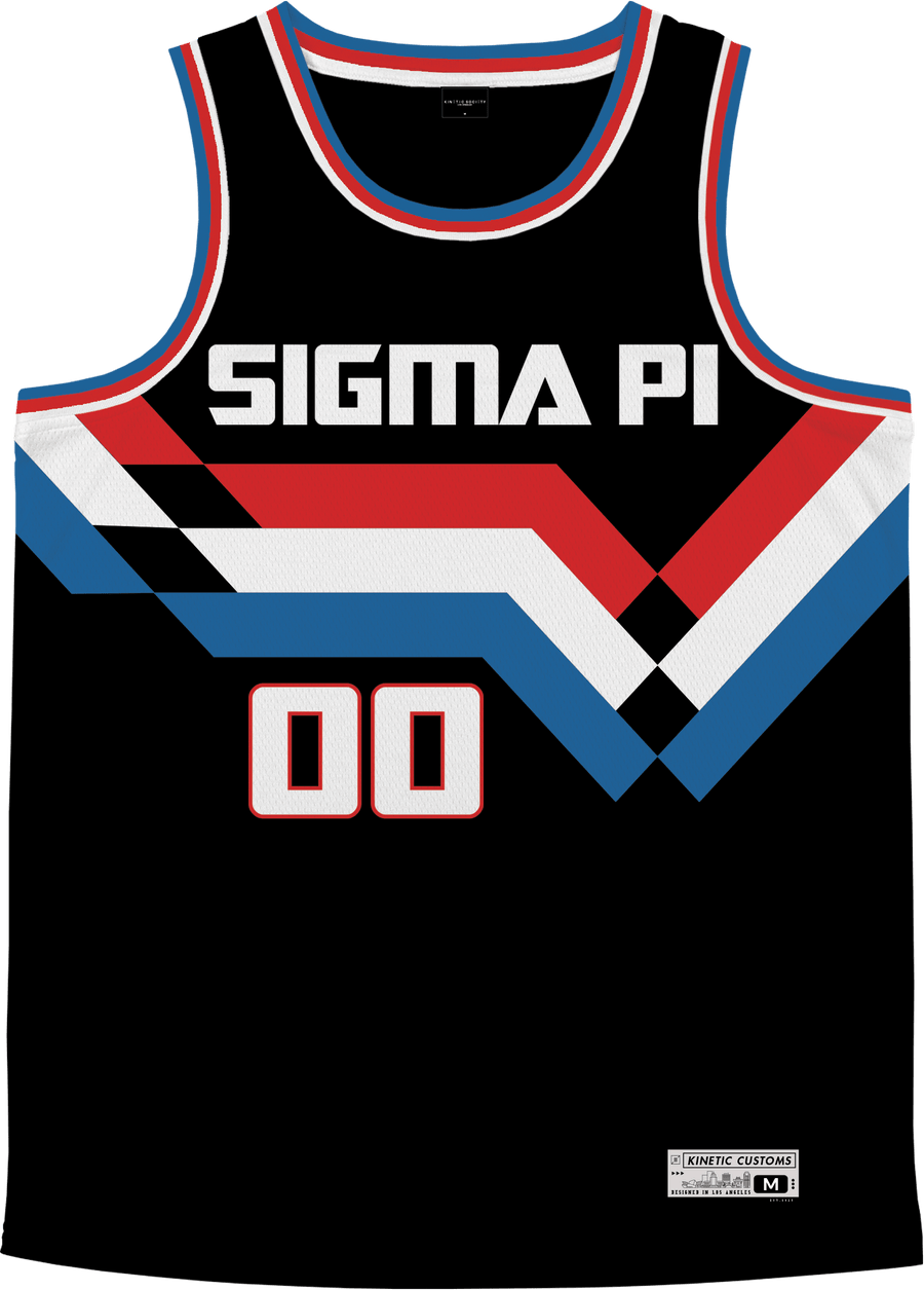 Sigma Pi - Victory Streak Basketball Jersey - Kinetic Society