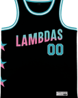 Lambda Phi Epsilon - Cotton Candy Basketball Jersey - Kinetic Society
