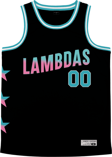 Lambda Phi Epsilon - Cotton Candy Basketball Jersey - Kinetic Society