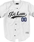Pi Lambda Phi - Classic Ballpark Blue Baseball Jersey
