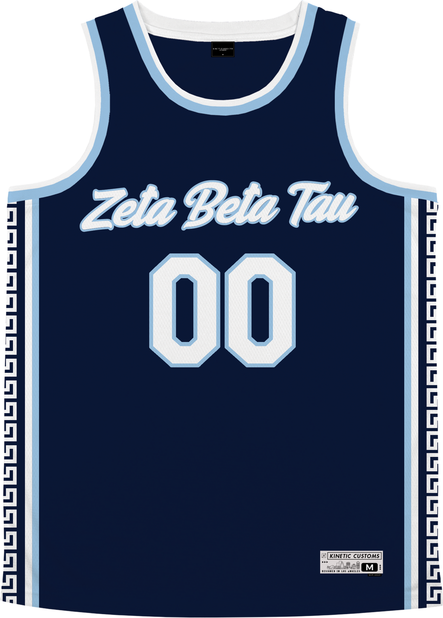 Zeta Beta Tau - Templar Basketball Jersey - Kinetic Society