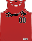 Sigma Nu - Big Red Basketball Jersey - Kinetic Society