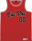 Chi Phi - Big Red Basketball Jersey - Kinetic Society