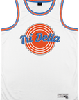 Delta Delta Delta - Vintage Basketball Jersey Premium Basketball Kinetic Society LLC 