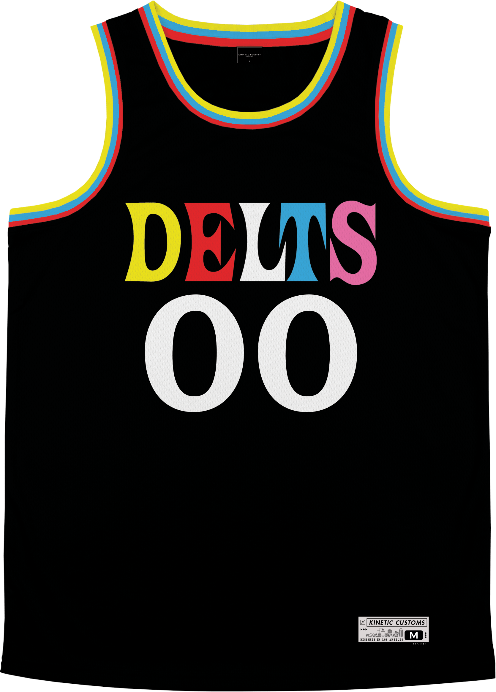 Delta Tau Delta - Crayon House Basketball Jersey Premium Basketball Kinetic Society LLC 
