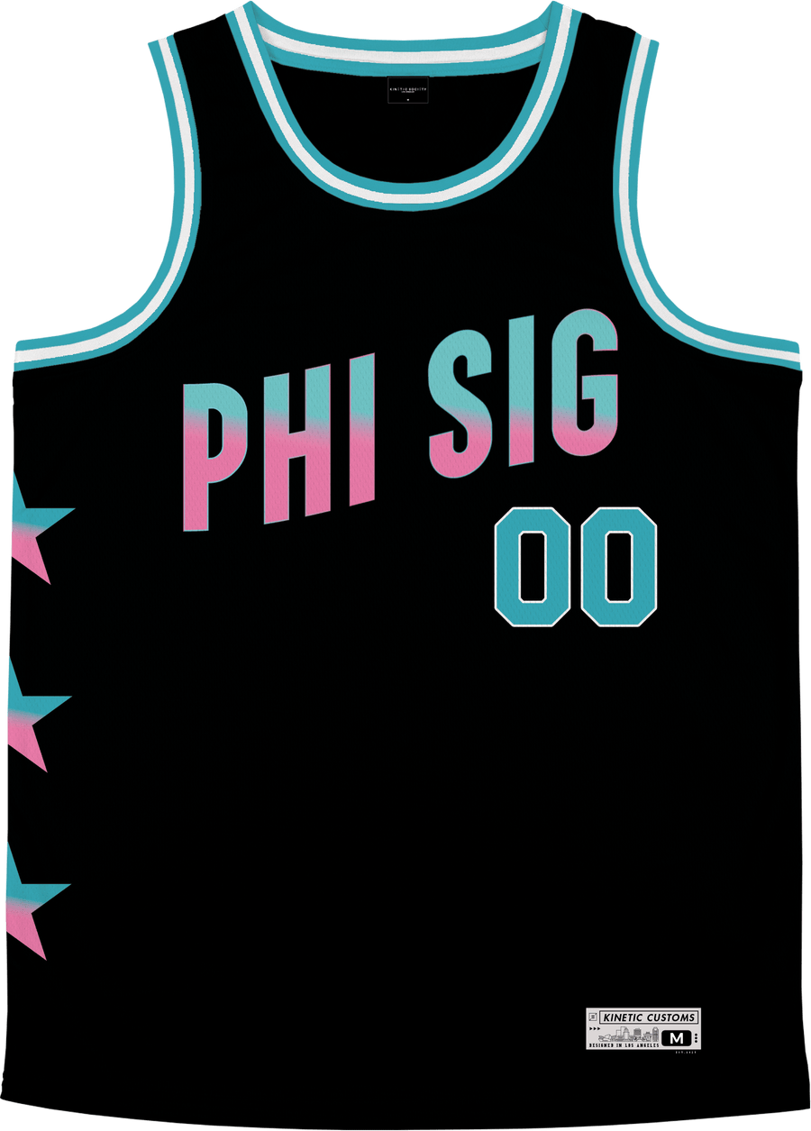 Phi Sigma Kappa - Cotton Candy Basketball Jersey - Kinetic Society