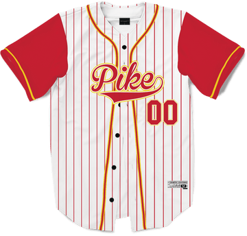 Pi Kappa Alpha - House Baseball Jersey Premium Baseball Kinetic Society LLC 
