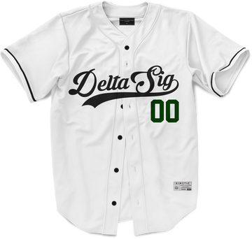 Delta Sigma Phi - Classic Ballpark Green Baseball Jersey