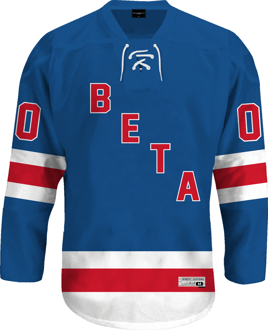 Beta Theta Pi - Blue Legend Hockey Jersey Hockey Kinetic Society LLC 