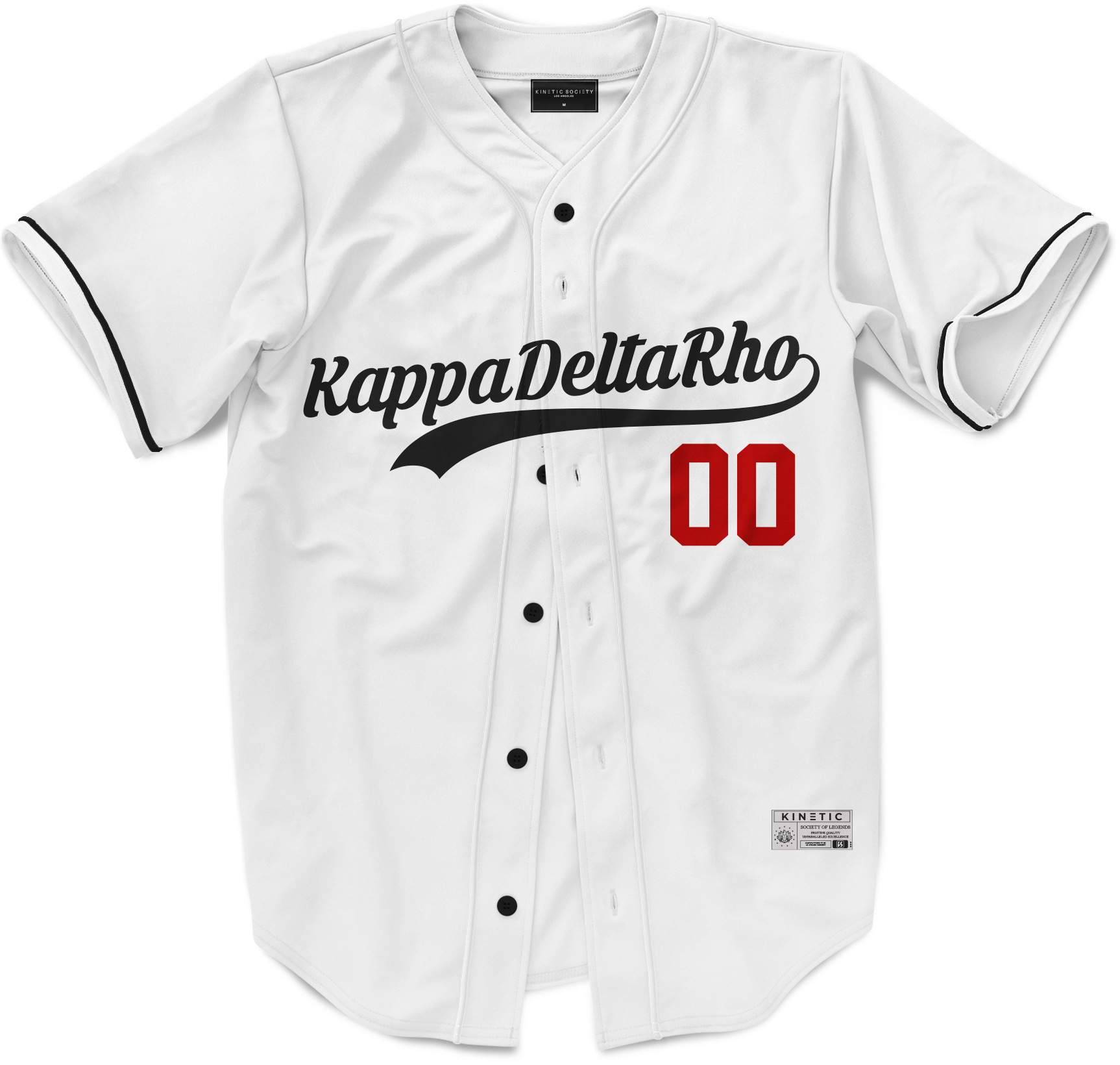 Kappa Delta Rho - Classic Ballpark Red Baseball Jersey