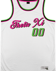Theta Xi - Bubble Gum Basketball Jersey Premium Basketball Kinetic Society LLC 