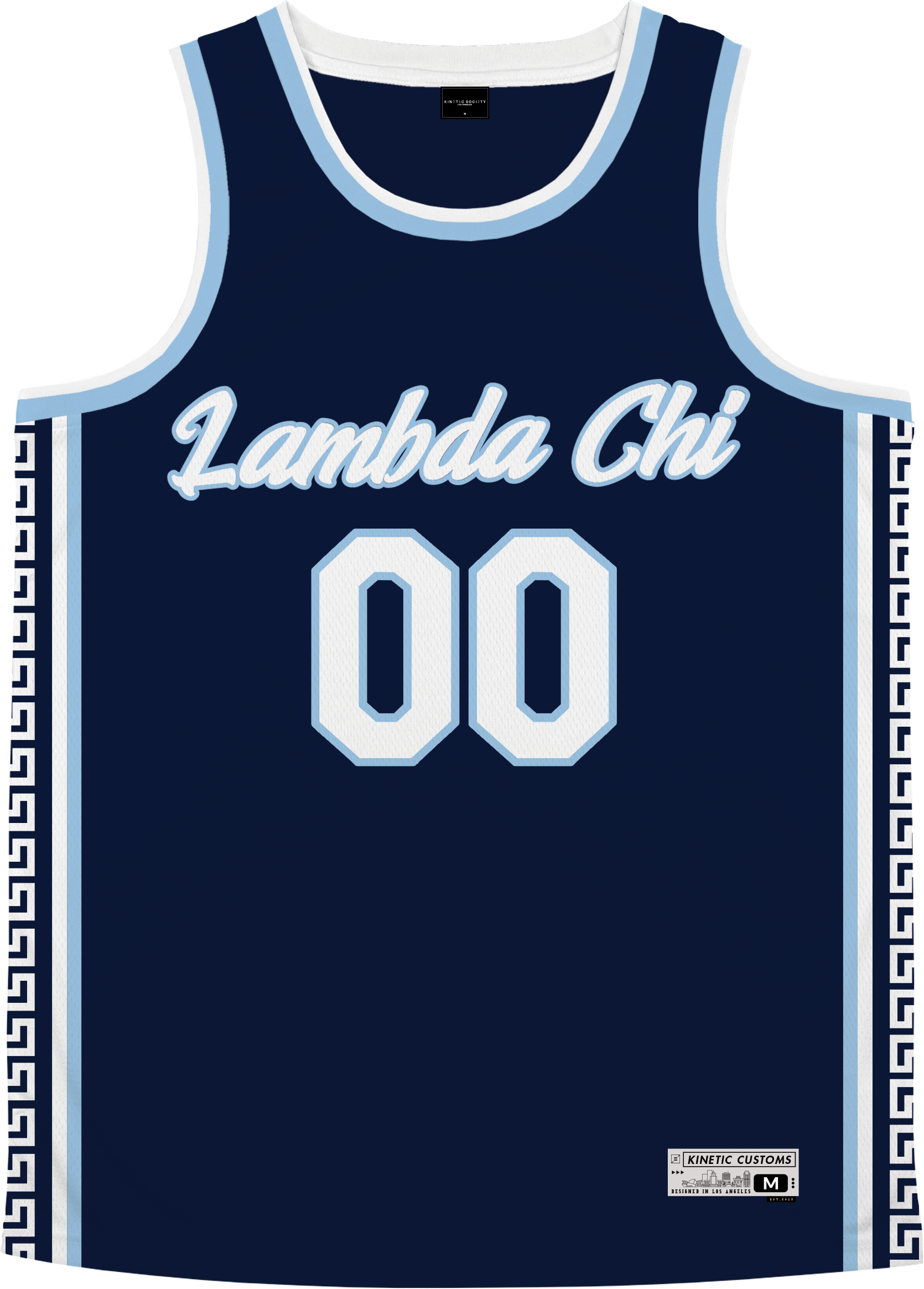 Lambda Chi Alpha - Templar Basketball Jersey - Kinetic Society