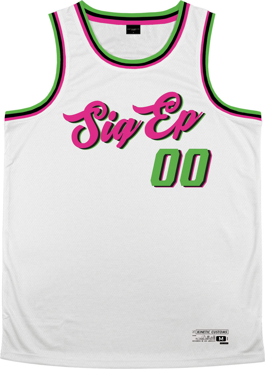 Sigma Phi Epsilon - Bubble Gum Basketball Jersey - Kinetic Society