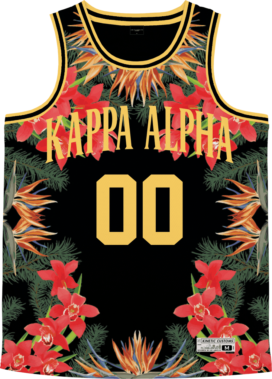 Kappa Alpha Order - Orchid Paradise Basketball Jersey - Kinetic Society