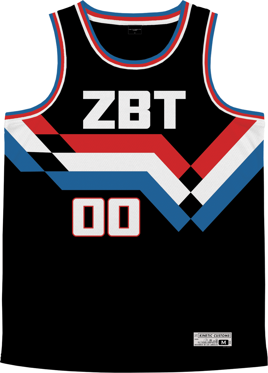 Zeta Beta Tau - Victory Streak Basketball Jersey - Kinetic Society