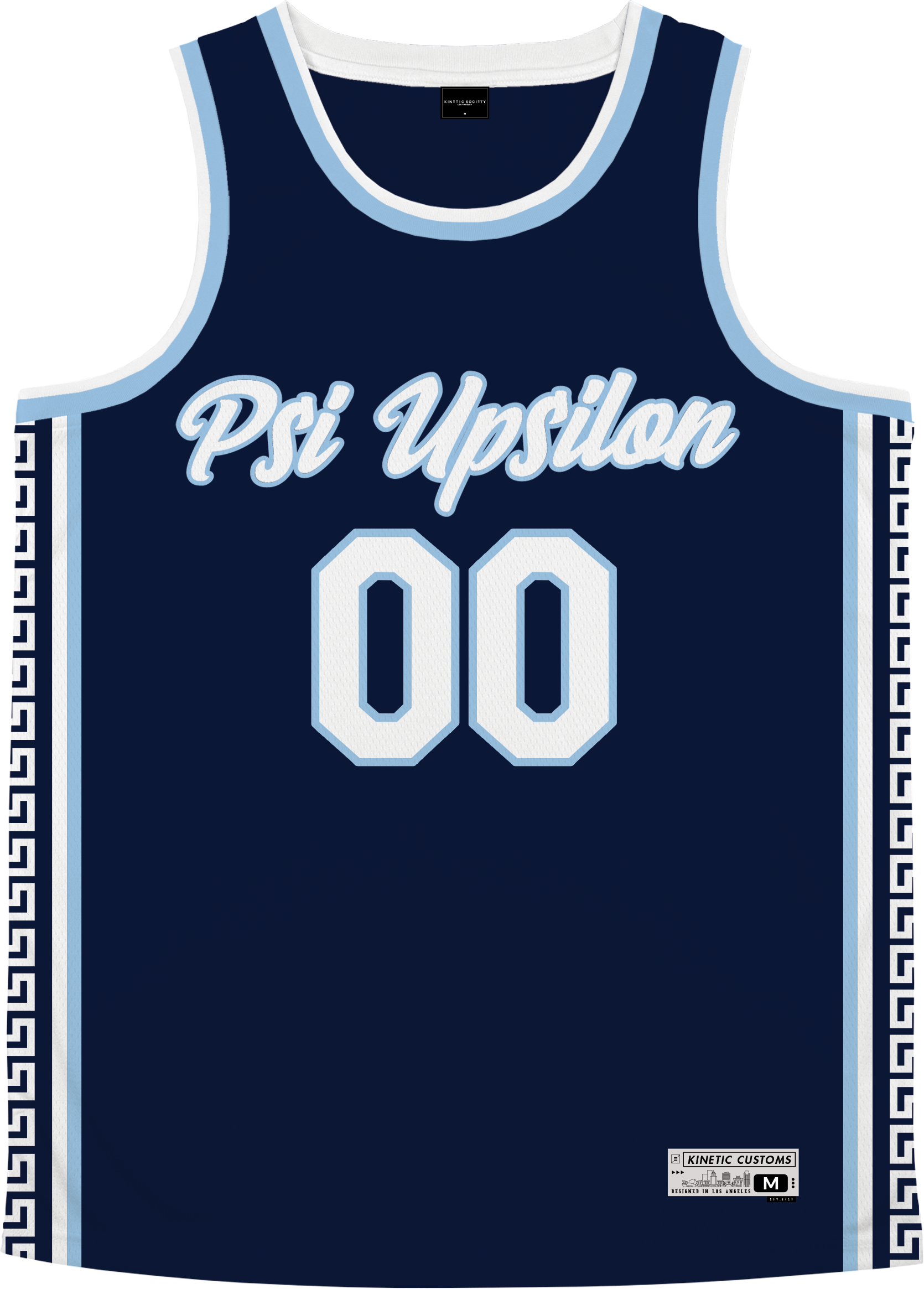 Psi Upsilon - Templar Basketball Jersey - Kinetic Society