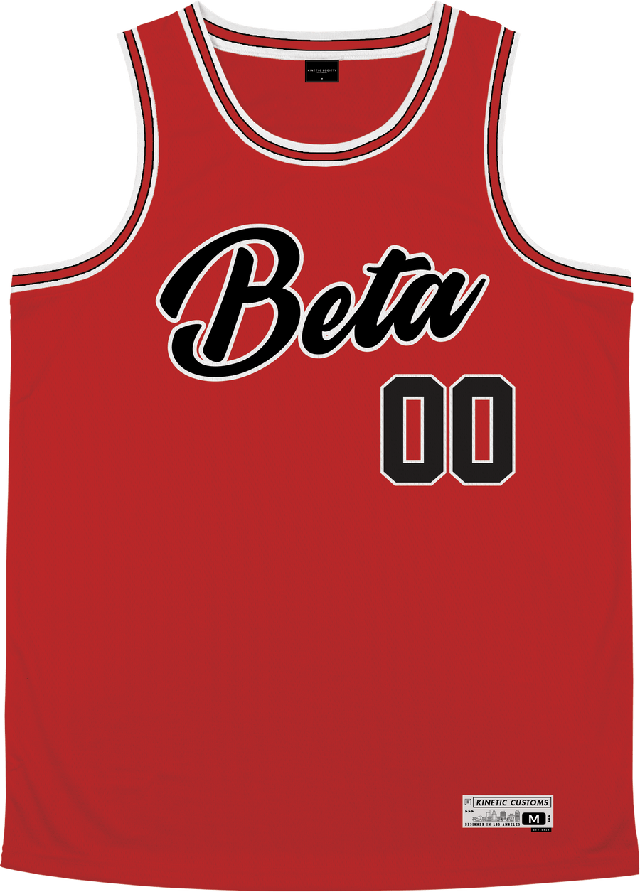 Beta Theta Pi - Big Red Basketball Jersey - Kinetic Society