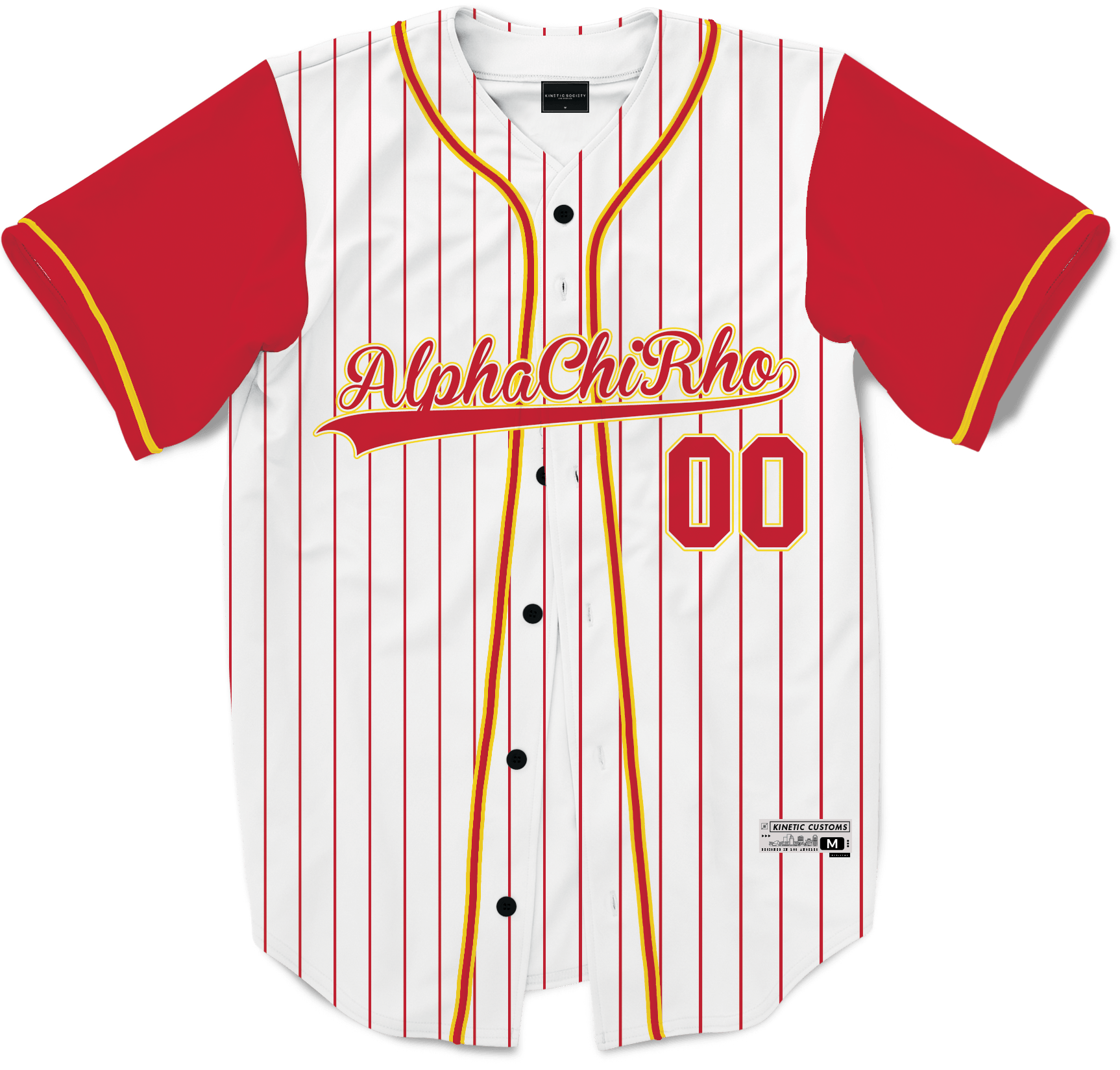 Alpha Chi Rho - House Baseball Jersey Premium Baseball Kinetic Society LLC 
