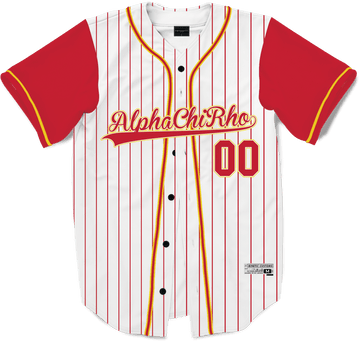 Alpha Chi Rho - House Baseball Jersey Premium Baseball Kinetic Society LLC 