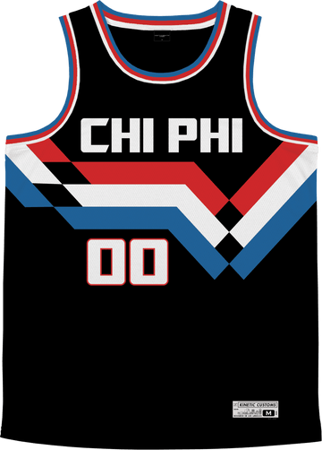 Chi Phi - Victory Streak Basketball Jersey - Kinetic Society