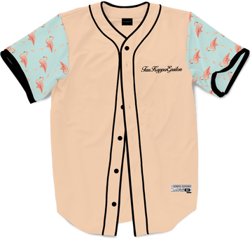 Tau Kappa Epsilon - Flamingo Fam Baseball Jersey - Kinetic Society