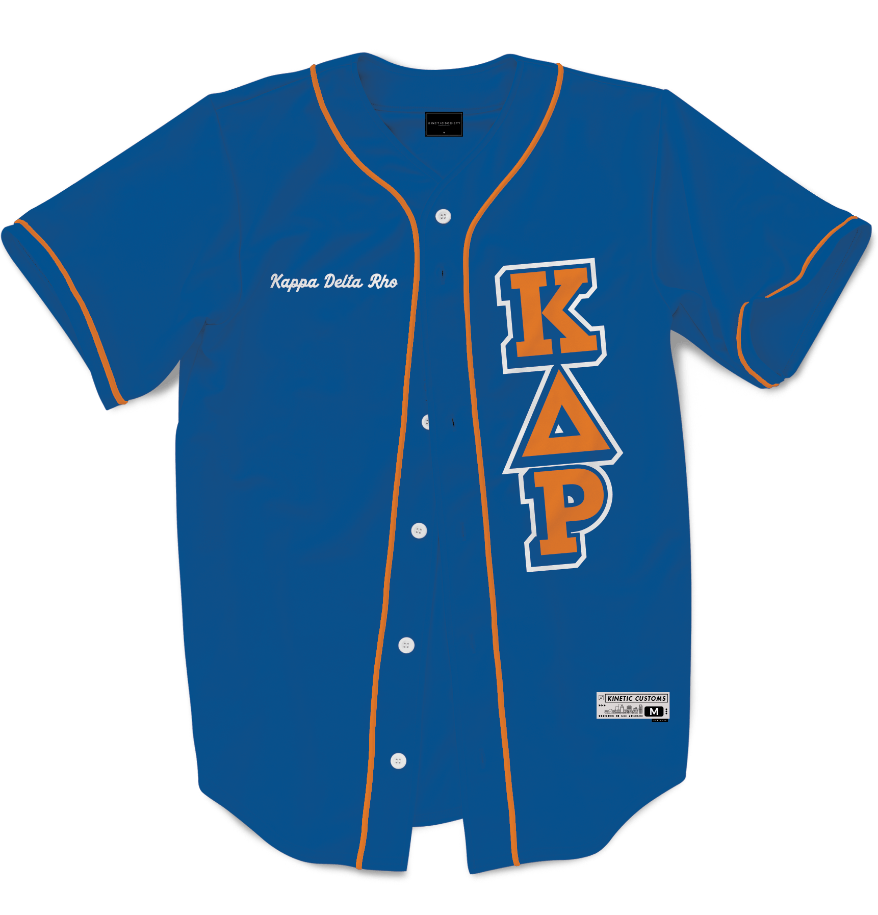 KAPPA DELTA RHO - The Block Baseball Jersey Premium Baseball Kinetic Society LLC 