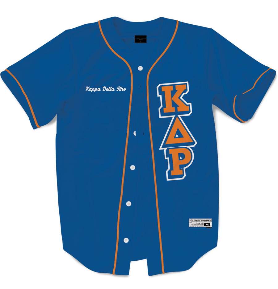 KAPPA DELTA RHO - The Block Baseball Jersey Premium Baseball Kinetic Society LLC 