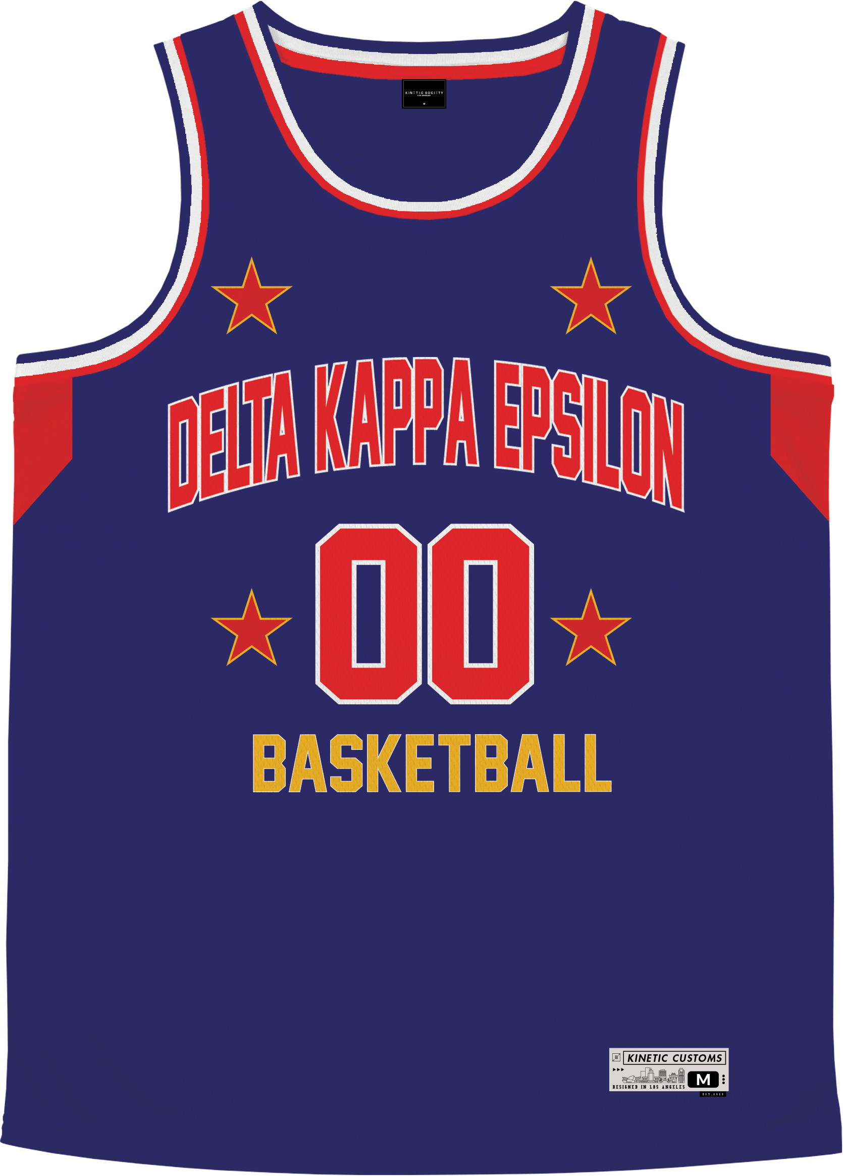 Delta Kappa Epsilon - Retro Ballers Basketball Jersey - Kinetic Society