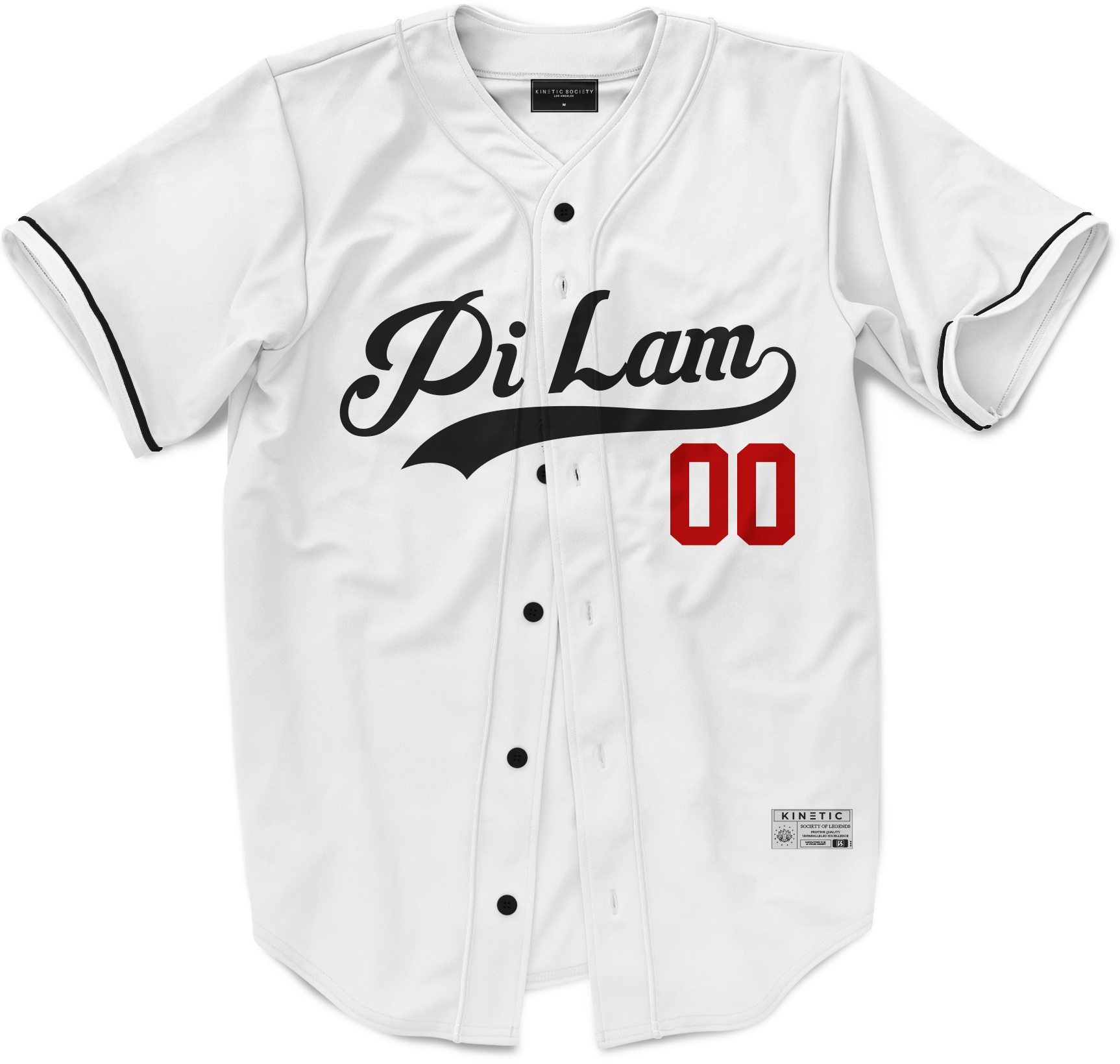 Pi Lambda Phi - Classic Ballpark Red Baseball Jersey