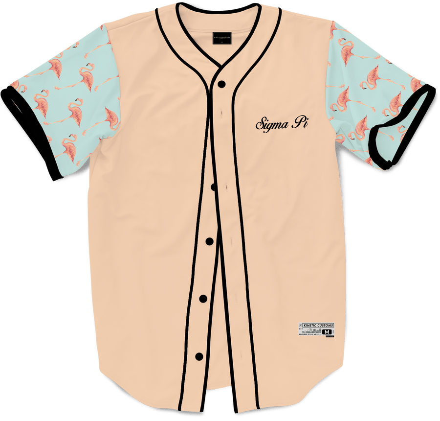 Sigma Pi - Flamingo Fam Baseball Jersey - Kinetic Society