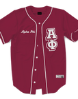 ALPHA PHI - The Block Baseball Jersey Premium Baseball Kinetic Society LLC 