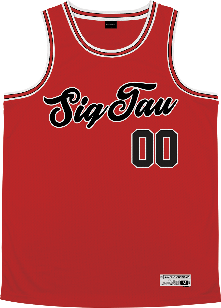 Sigma Tau Gamma - Big Red Basketball Jersey - Kinetic Society