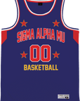 Sigma Alpha Mu - Retro Ballers Basketball Jersey - Kinetic Society