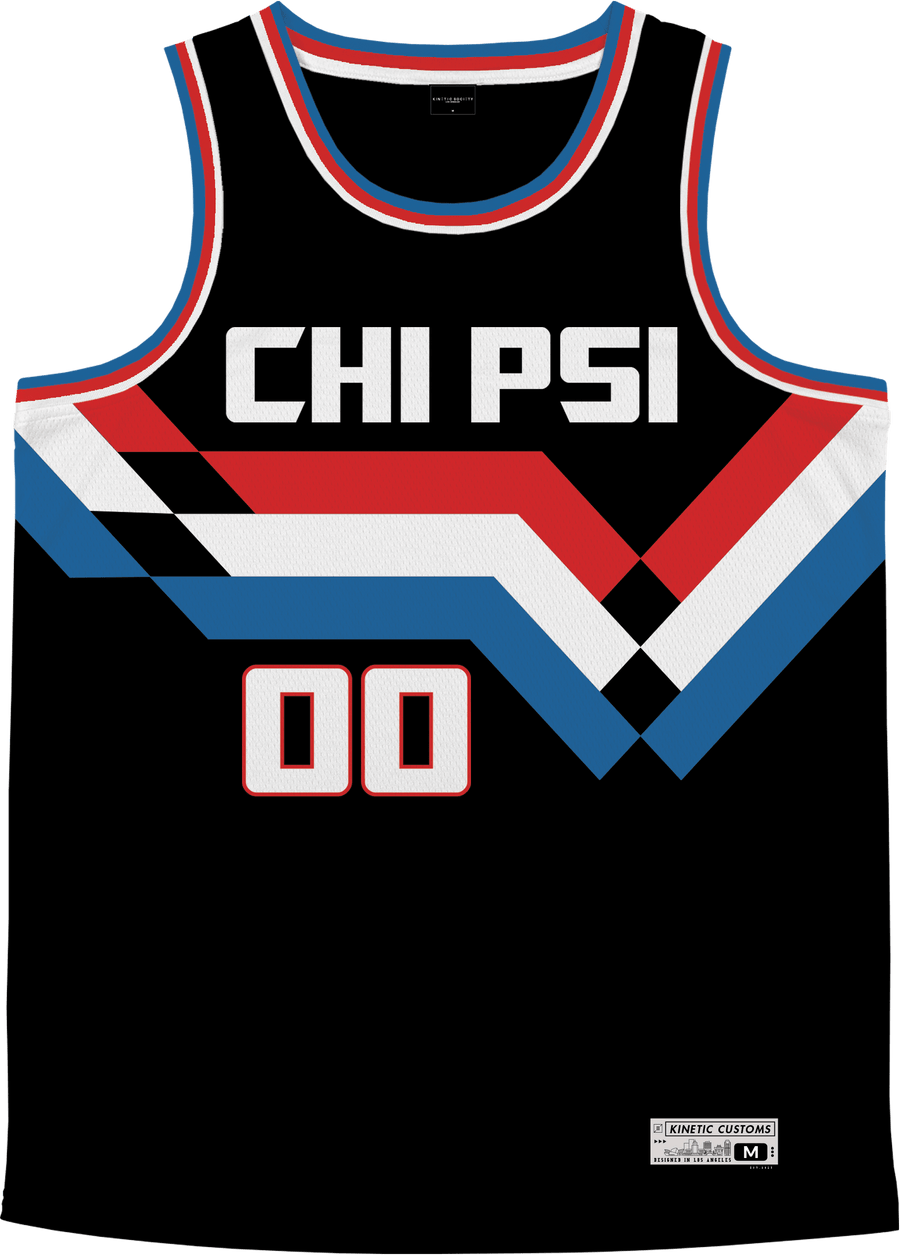 Chi Psi - Victory Streak Basketball Jersey - Kinetic Society