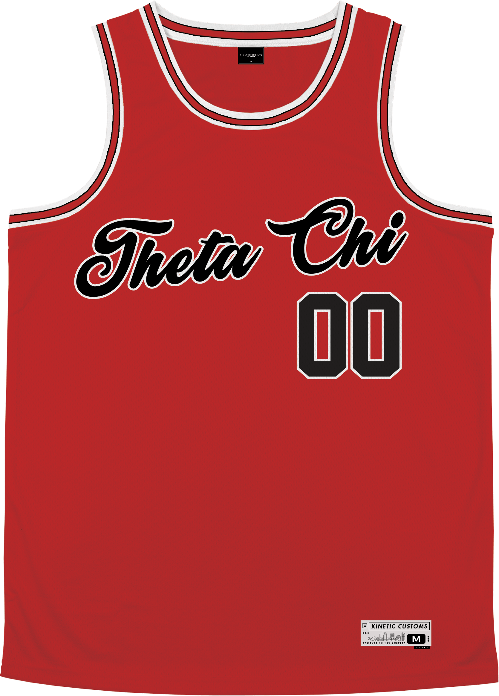 Theta Chi - Big Red Basketball Jersey - Kinetic Society