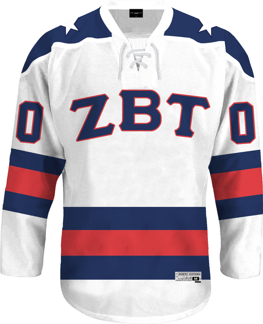 Zeta Beta Tau - Astro Hockey Jersey Hockey Kinetic Society LLC 