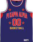 Pi Kappa Alpha - Retro Ballers Basketball Jersey - Kinetic Society