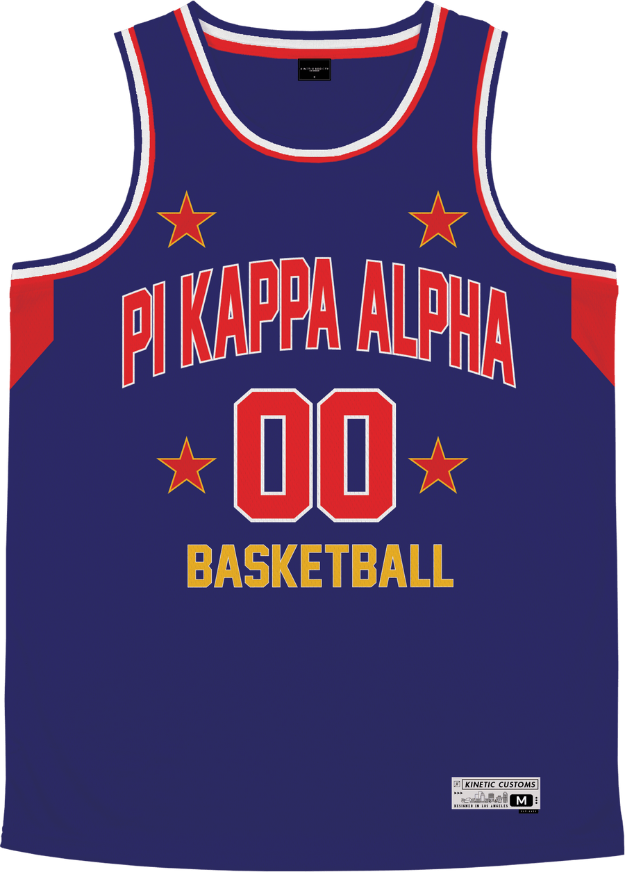 Pi Kappa Alpha - Retro Ballers Basketball Jersey - Kinetic Society