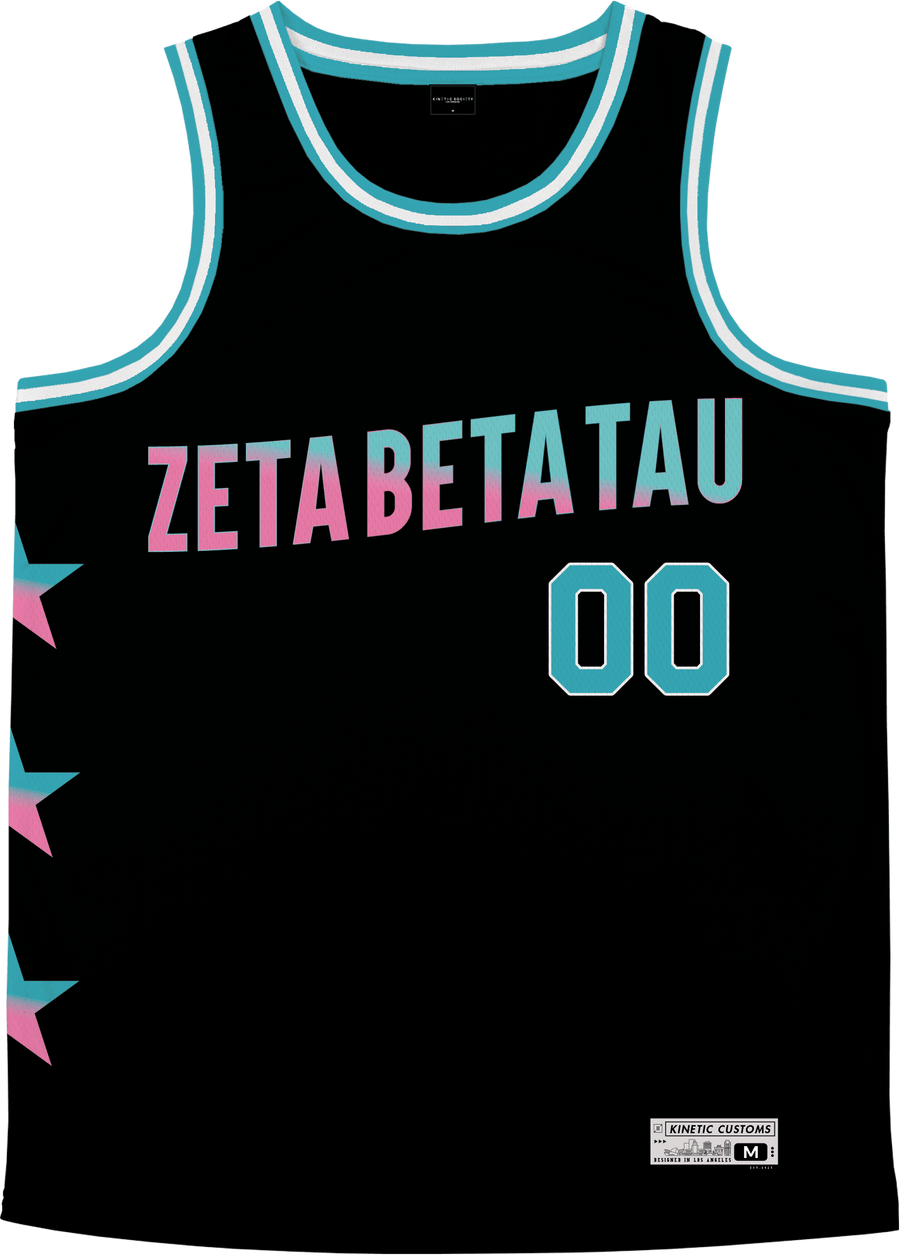 Zeta Beta Tau - Cotton Candy Basketball Jersey - Kinetic Society