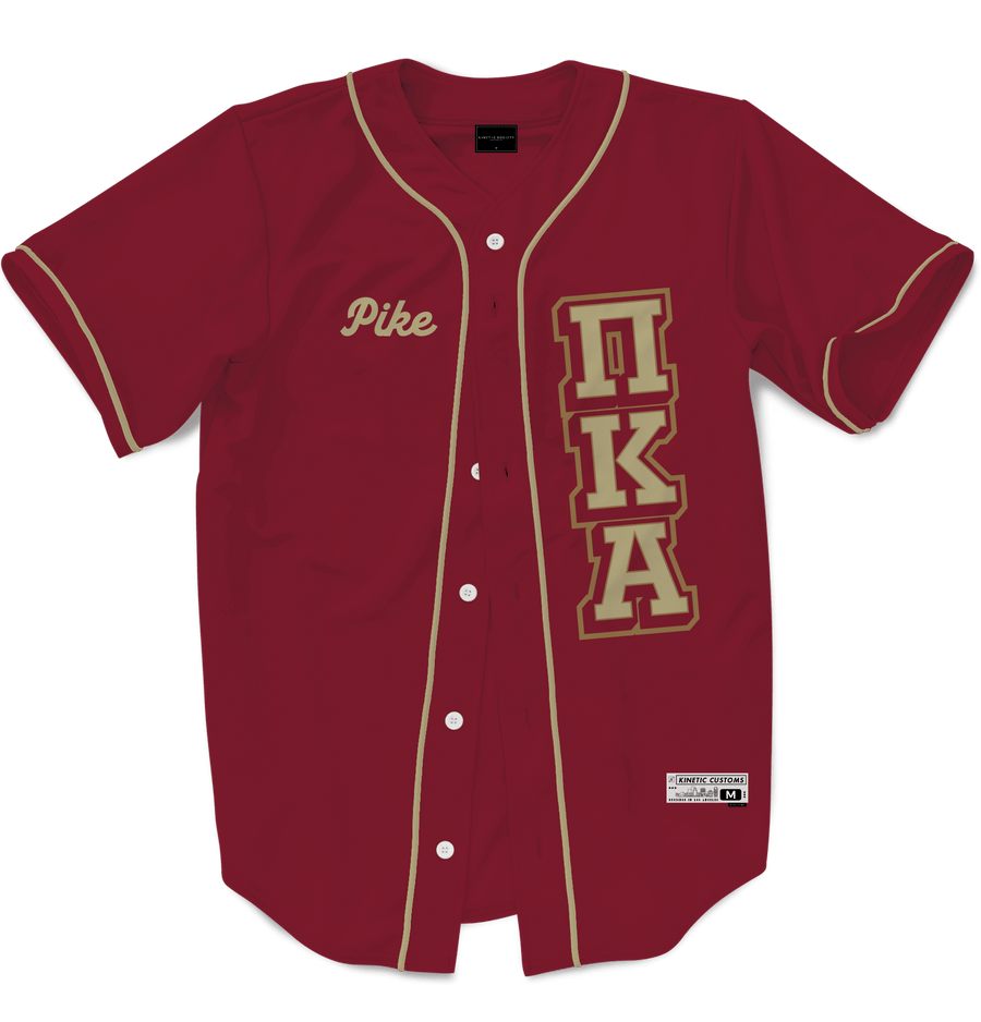PI KAPPA ALPHA - The Block Baseball Jersey Premium Baseball Kinetic Society LLC 