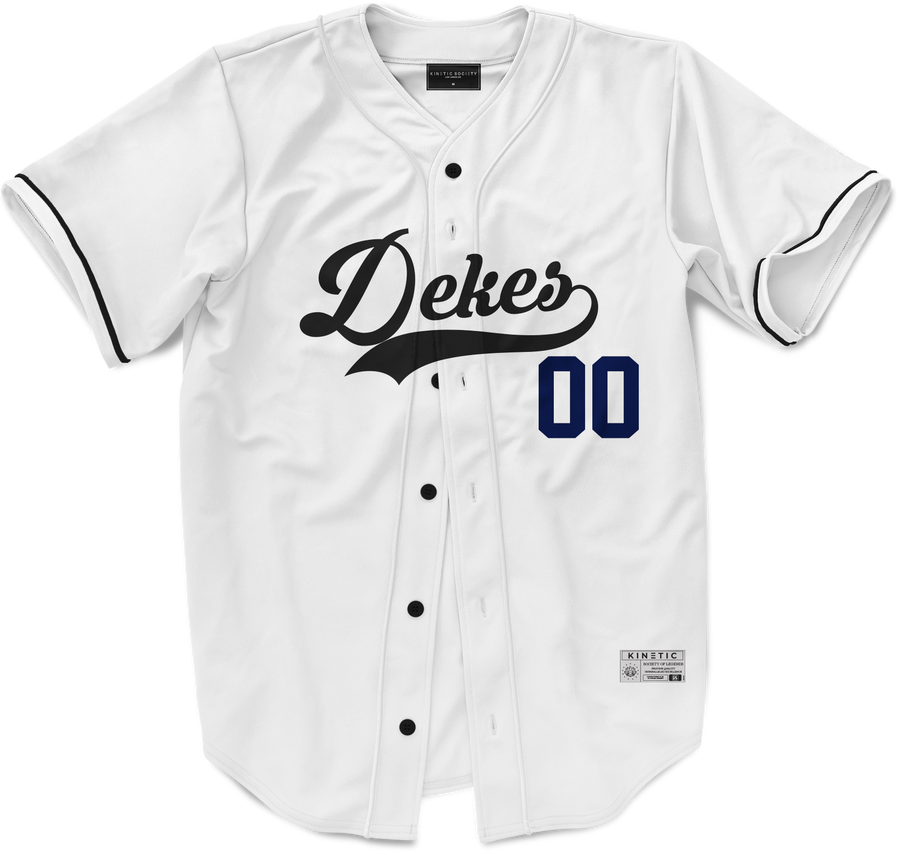 Delta Kappa Epsilon - Classic Ballpark Blue Baseball Jersey