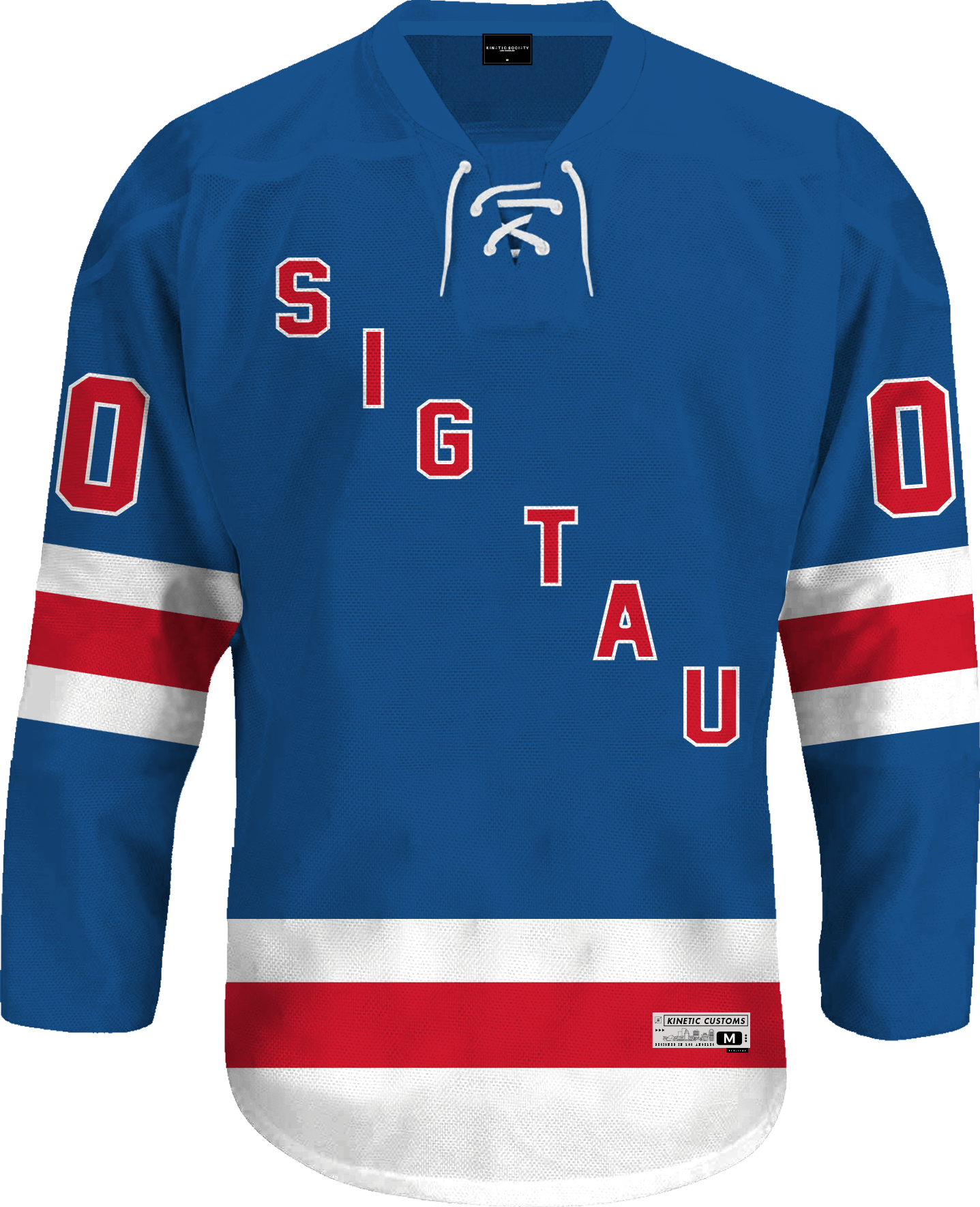 Sigma Tau Gamma - Blue Legend Hockey Jersey Hockey Kinetic Society LLC 
