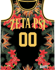 Zeta Psi - Orchid Paradise Basketball Jersey - Kinetic Society