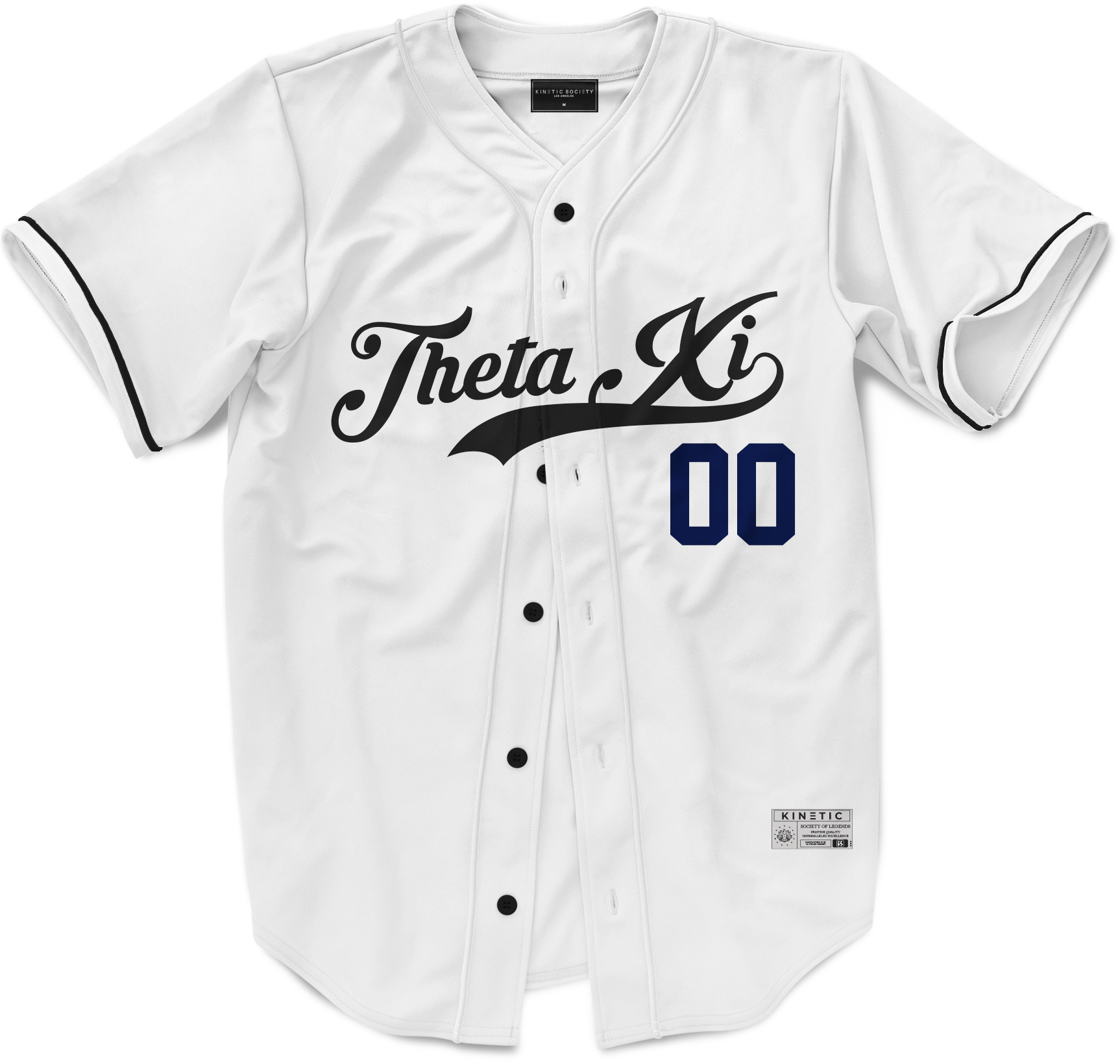 Theta Xi - Classic Ballpark Blue Baseball Jersey