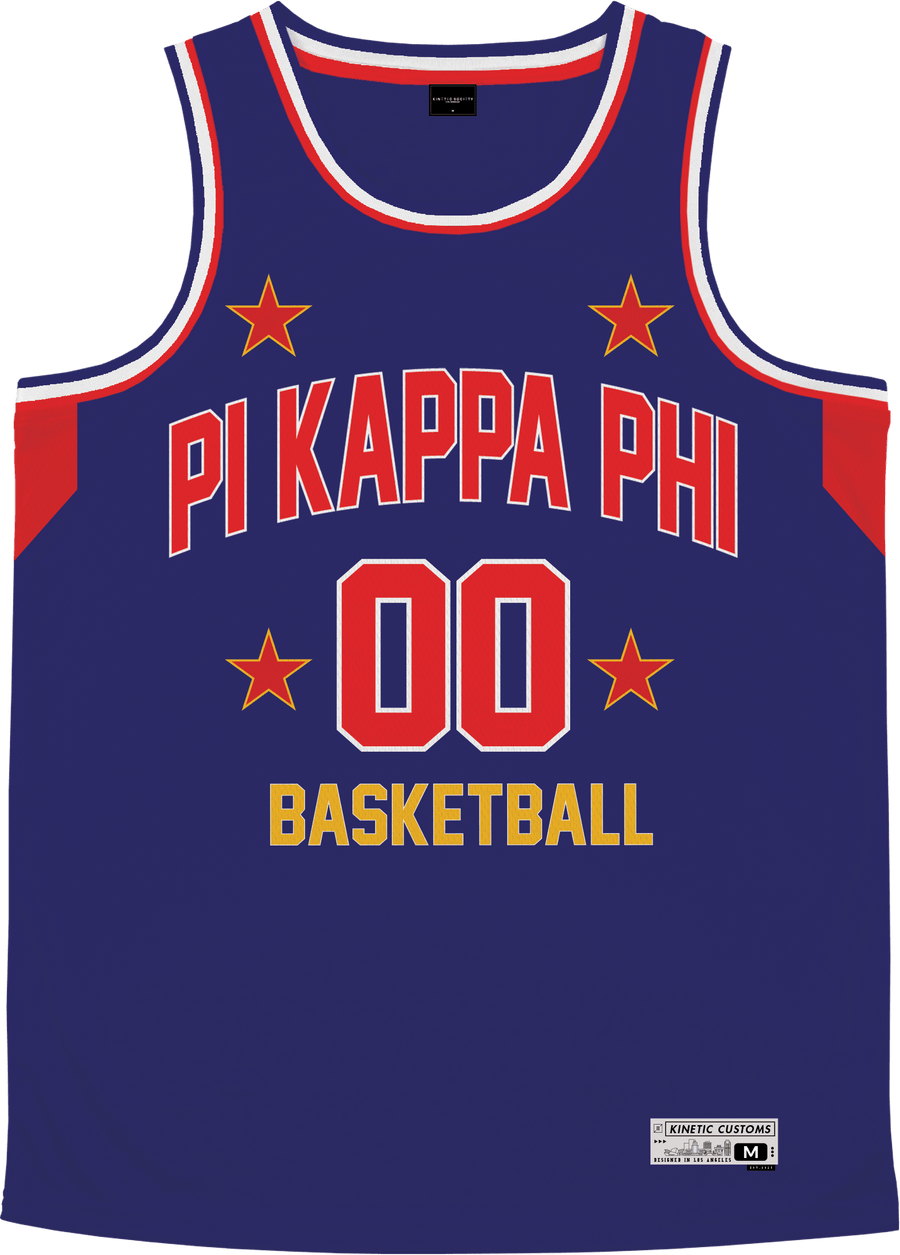 Pi Kappa Phi - Retro Ballers Basketball Jersey - Kinetic Society