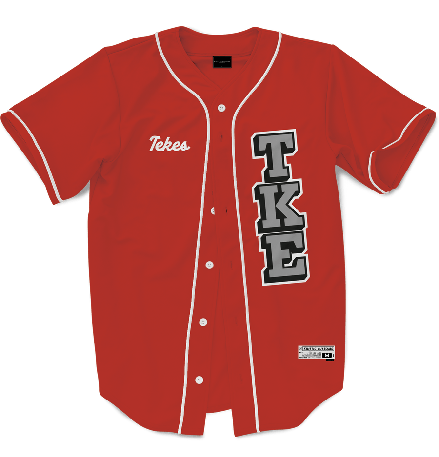 TAU KAPPA EPSILON - The Block Baseball Jersey Premium Baseball Kinetic Society LLC 
