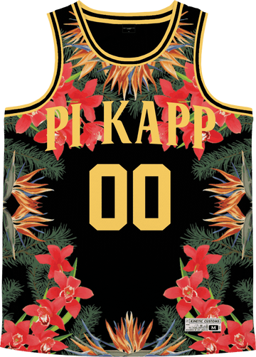 Pi Kappa Phi - Orchid Paradise Basketball Jersey - Kinetic Society